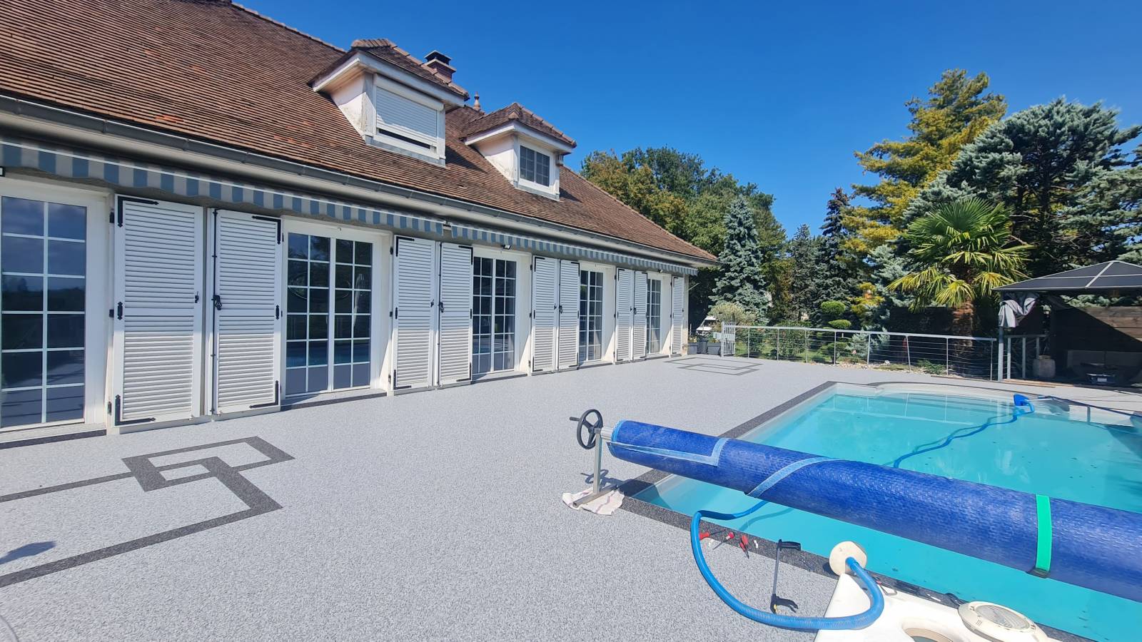 Résine de marbre, tapis de pierre Lyon