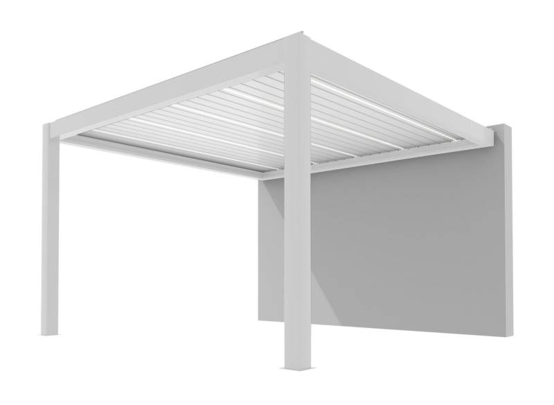 PERGOLA BELIZE ADOSSEE  4x4 blanc