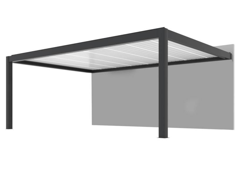 PERGOLA BELIZE ADOSSEE 6x3.5 grey