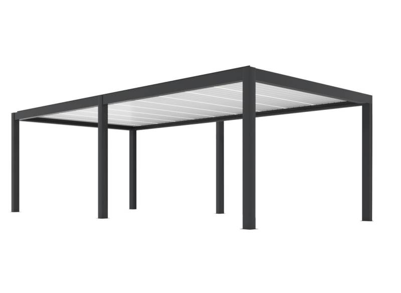 PERGOLA autoportée BELIZE gris 4X8