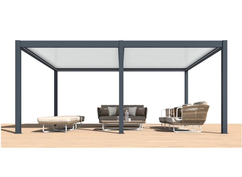 PERGOLA BALI 6 x 4 m coloris grey